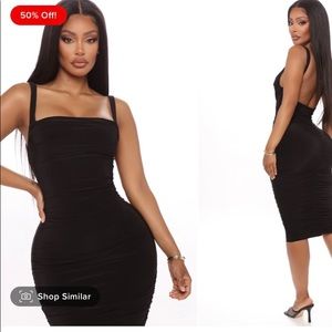 size medium midi body-con style dress